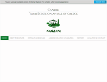 Tablet Screenshot of candili.gr